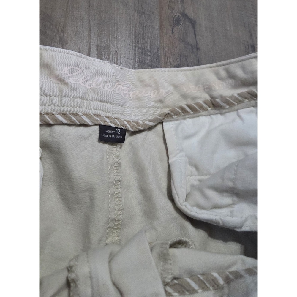 Eddie Bauer Off White Legendware Chico Shorts Women Size 12 - Picture 2 of 4